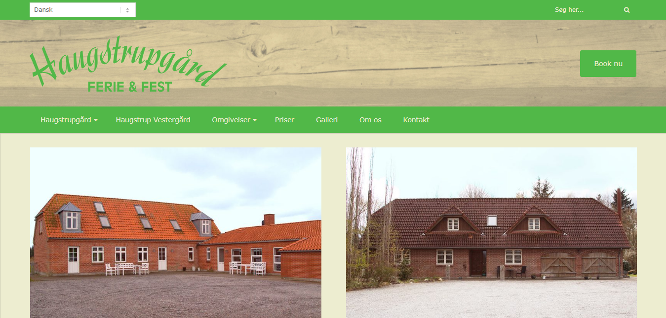 Haugstrupgård - hovedopgave